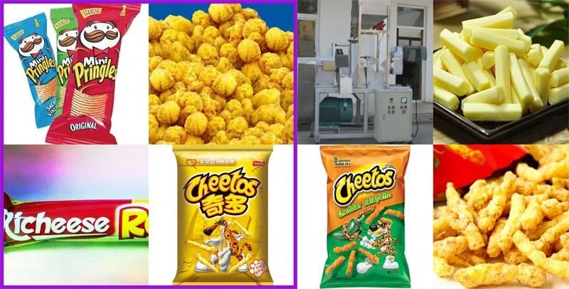 2017 High Quality Best Price Kurkure/Cheetos/Corn Curls Snacks Food Making Machine