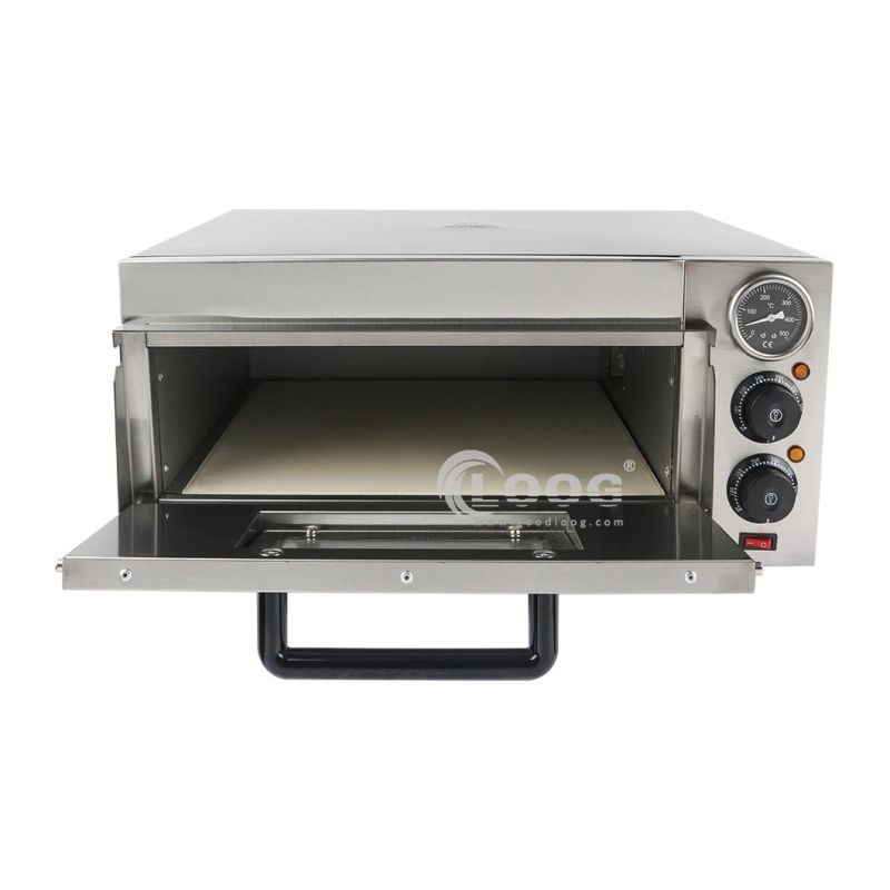 High Quality Snack Equipment Factory Wholesale Stainless Steel Bakery Oven Maker Pizza Making Machine with Viewing Window