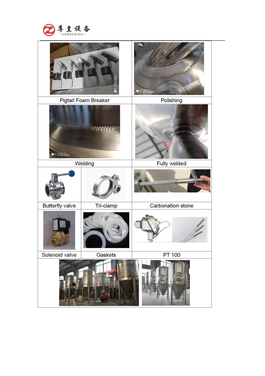600L Beer Brewing Fermenter for Micro Brewery Use