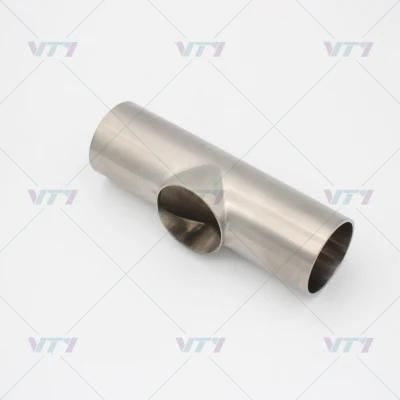 SMS Sanitary Stainless Steel Pipe Fittings Tee Without Straight End