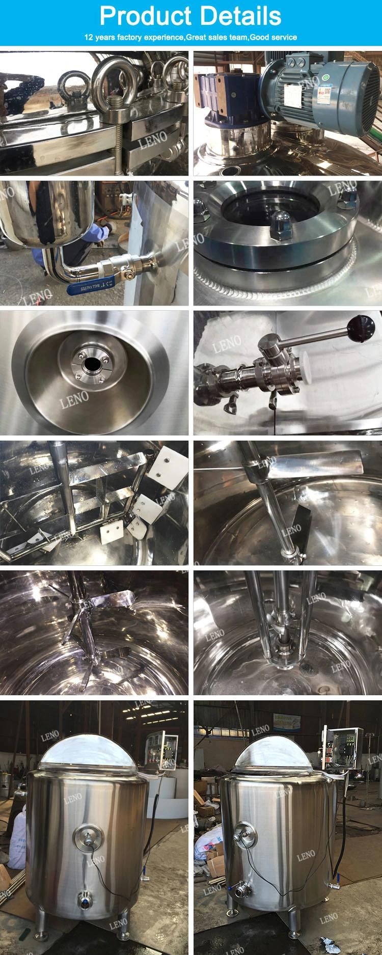 Stainless Steel Electrical Heating Mixing Agitator Storage Holding Chocolate Melting Tank