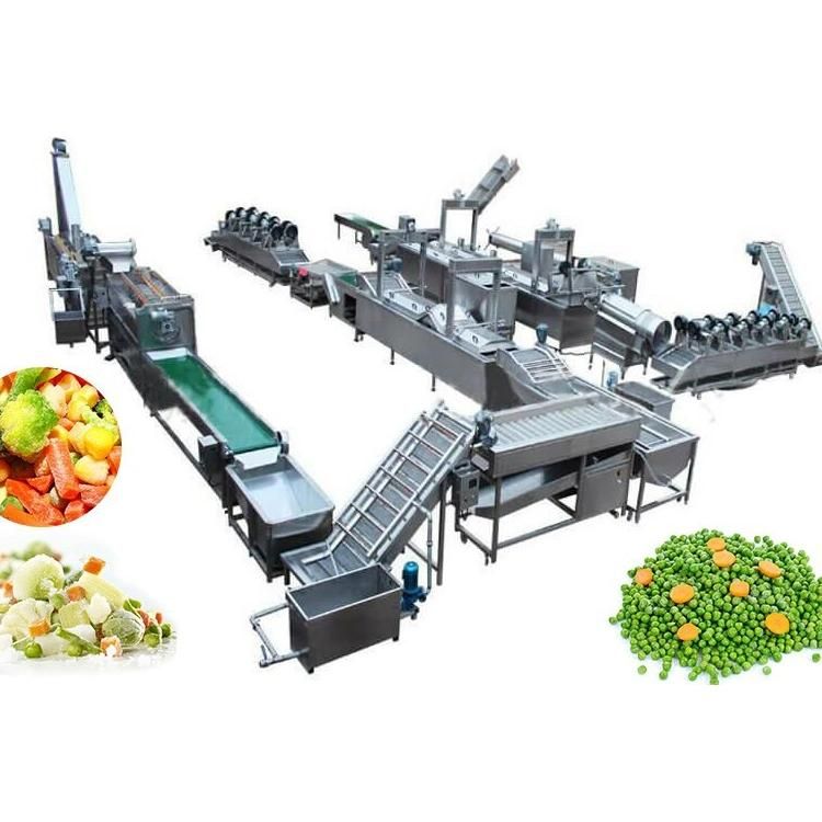 Frozen Fruit and Vegetable French Fries Production Line
