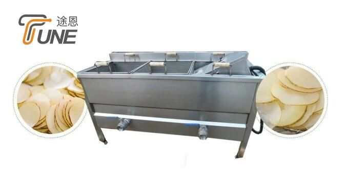 High Efficiency Chicken Feet Potato Chips Vegetable Blanching Machine