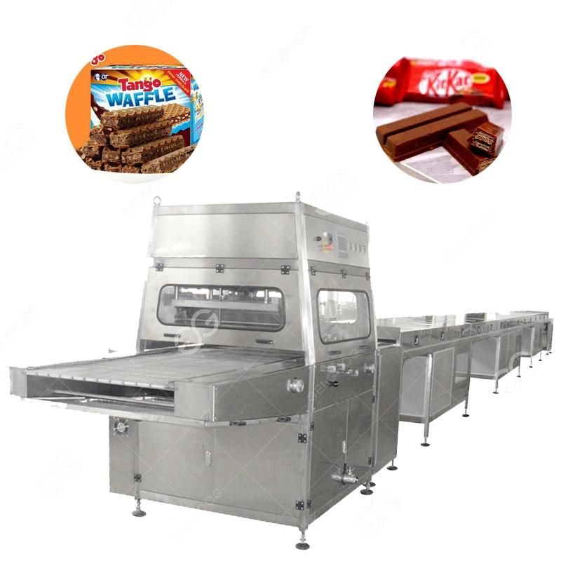 LG-CT400 Mini Small Wafer Chocolate Enrober Chocolate Waterfall Machine for Sale