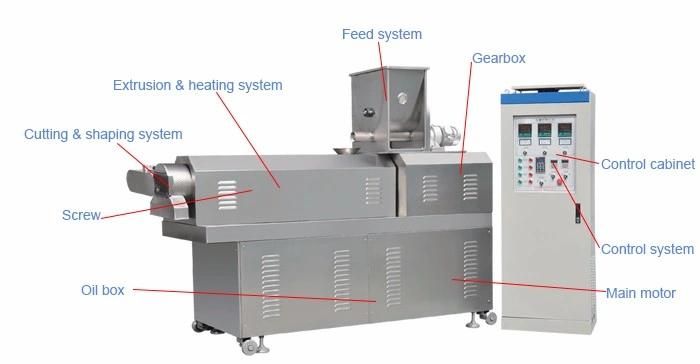 China Crispy Corn Flakes Grain Puffing Machine