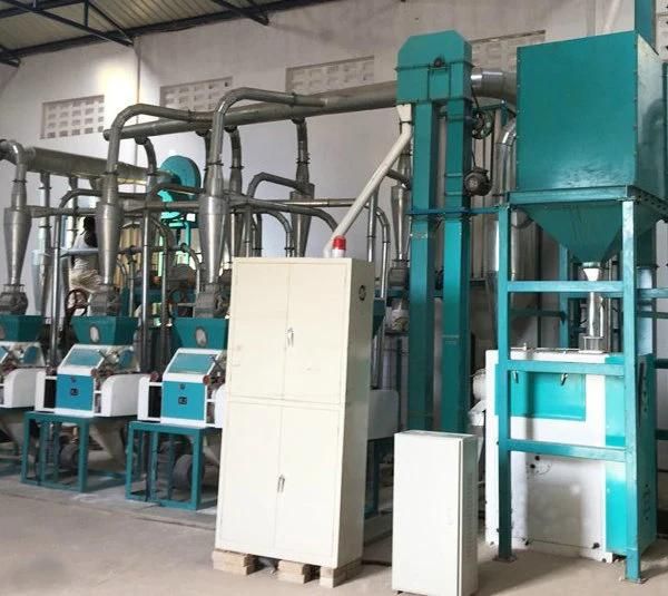 Automatic Running 20t/24h Maize Flour Milling Machine