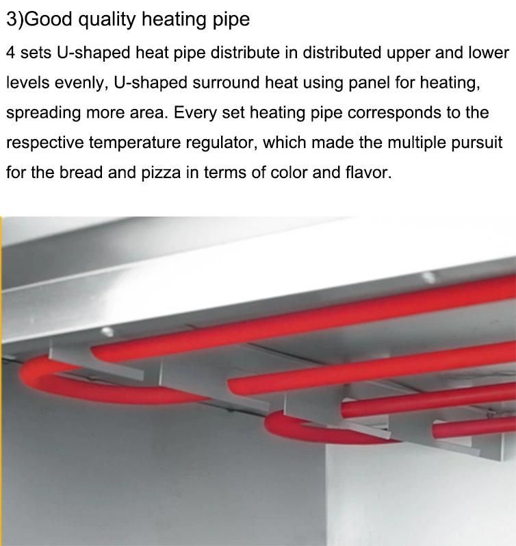 Hot Sale Single Three-Layers Gas Oven for Pizza
