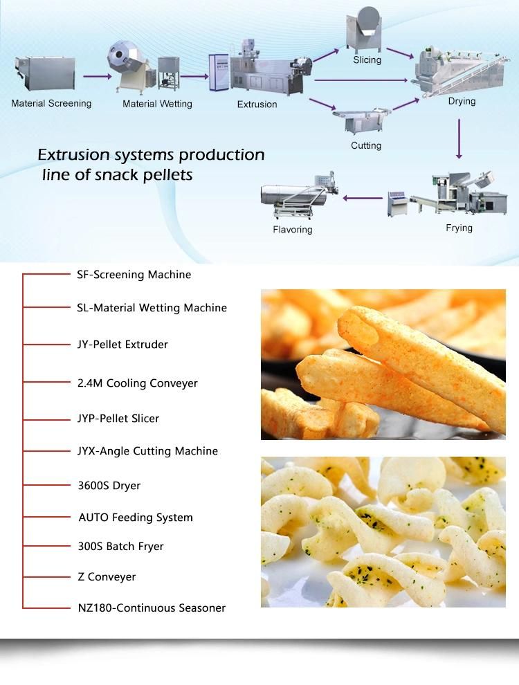 Automatic 3D Snack Pellet Food Machinery Manufacturers 3D