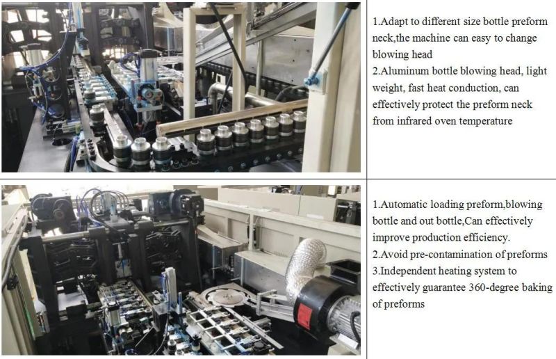 6 Cavities Water Bottle High Speed Blow Molding Machine Blow Moulding Machine
