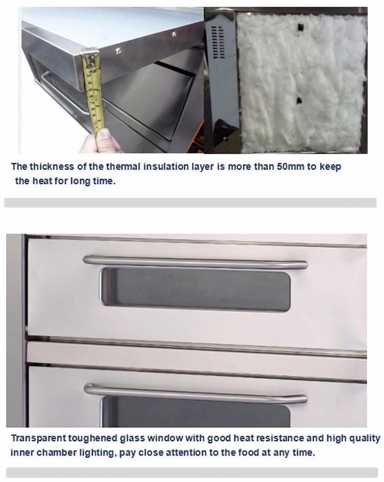 E39b Restaurant Bakery Equipment Stainless Steel Large Scale Ovens for Sale Oven Pizza