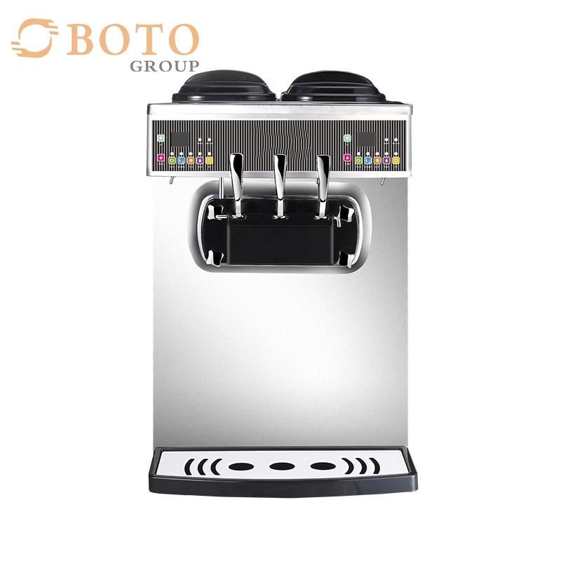 Different Flavor Stainless Steel Frozen Yogurt Machine Commercial Using Ice Machine Price Soft Serve Ice Cream Machine