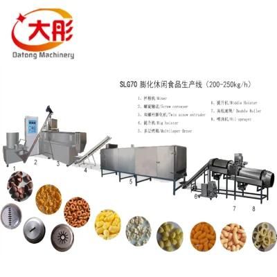 Small Grain Corn Rice Snack Food Making Maker Extruder Machine