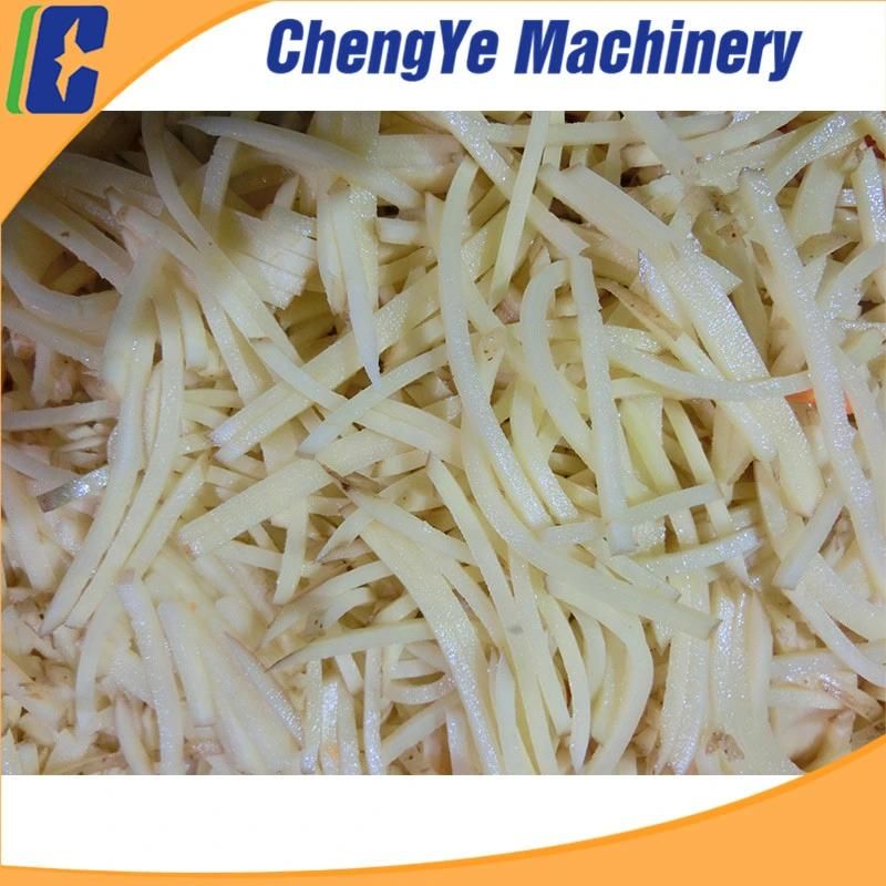 Automatic Potato Peeling & Cutting Machine/Potato Chips Slicing Machine