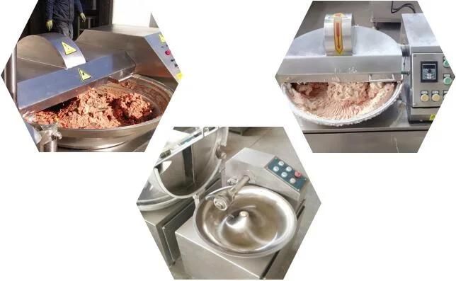 Multifunction Bowl Cutter Chopper Meat Sausage Industrial Silent Meat Bowl Cutter
