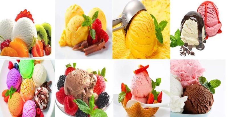 Large Capacity Automatic 18-24L/H Hard Ice Cream Machine