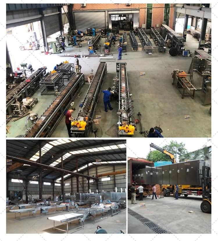 High Quality Fully Automatic Rolled Sugar Cone Machine of 33 Baking Plates (5m long) with After Sales Service