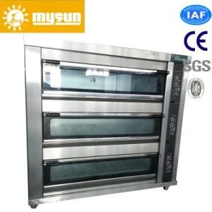 Stainless Steel Kitchen Equipment Deck Oven with 9-Tray