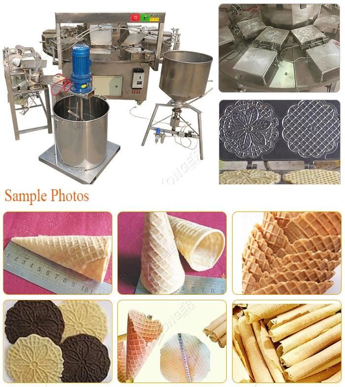 Egg Roll Rolling Price List Ice Cream Cone Moulding Machine