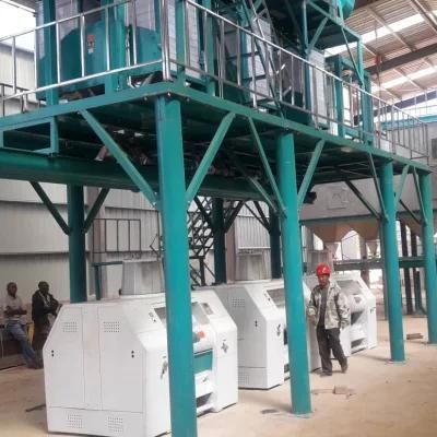 50ton Maize Flour Mill Machine for Super White Flour