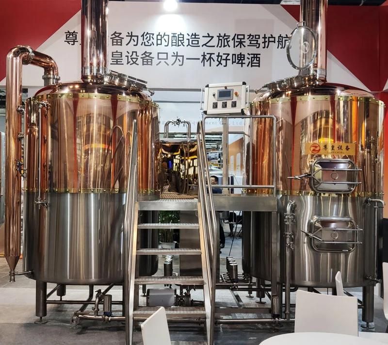 1000L 2 Vessel Beer Brewing Equipment for Micro Brewery Use