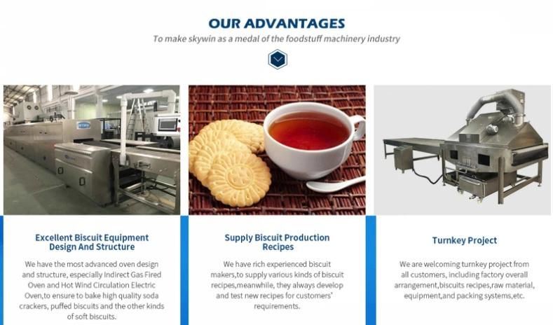 High Quality Export Standard Biscuit Making Machine with CE Certificate