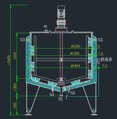 Cooling Mixing Tank Stainless Steel Tank Tank Manufacturer Cream Tank