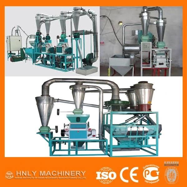 1000 Kg Per Hour Small Capacity Wheat Flour Mill Line