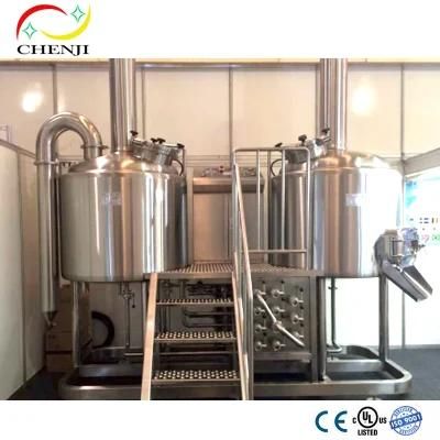 China Jinan Beer Brewing Equipment with Dimple Jacket