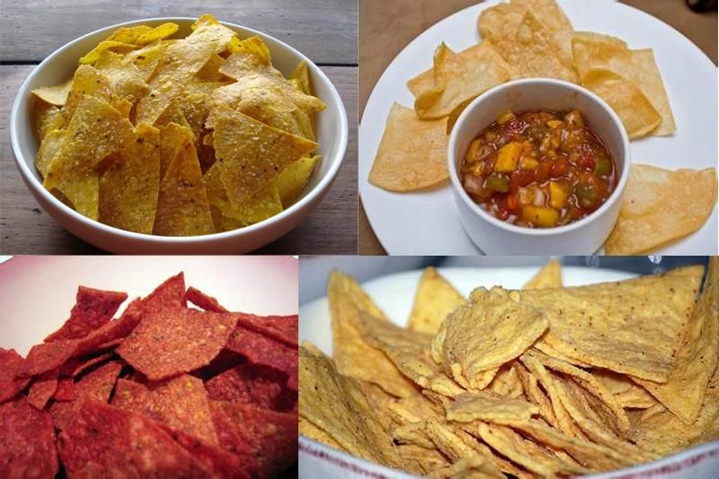 Industrial Doritos Corn Chips Processing Line Puff Food Equipment