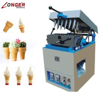 Semi Automatic Wafer Cone Ice Cream Cone Baking Machine Guangzhou
