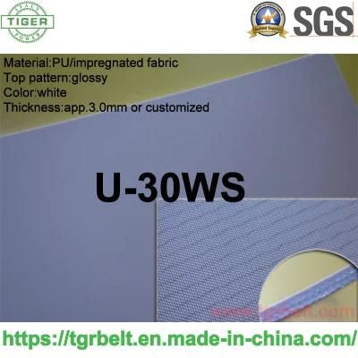 China Manufacturer of Oil-Resistant Glossy PU Conveyor Belt for Food Industry