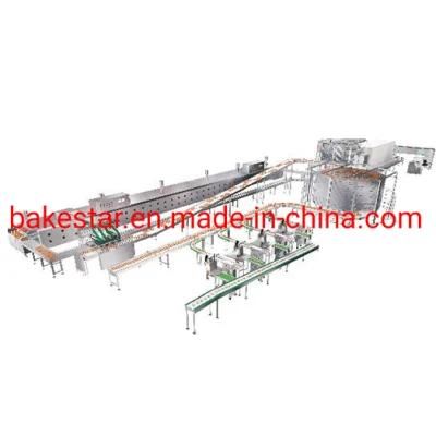 Automatic Commercial Loaf Toast Bread Line Bakery Equipment