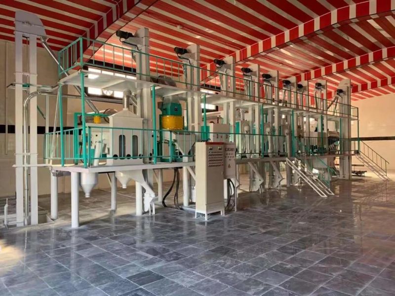 Automatic Wheat Maize Rice Paddy Husker Huller Whitening Polishing Mill for Sale