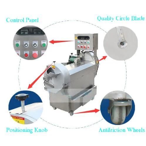 Fruit Root Vegetable Dicing Cutting Machinery Banana Slicing Machine