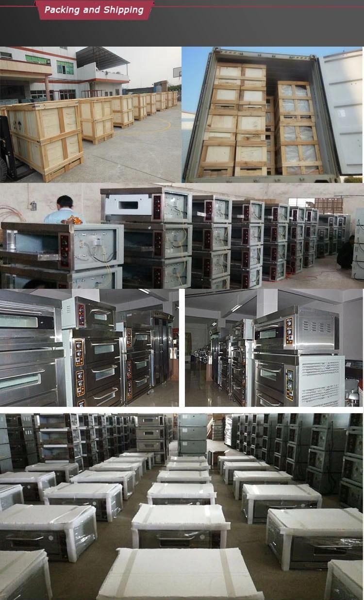 Commercial Ovens Industrial Baking 3 Decks 9 Trays Professional Gas Bakery Bread Oven