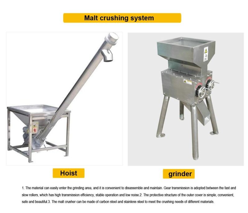 SUS 304 / 316 Beer Brewery Equipment with Rose Golden