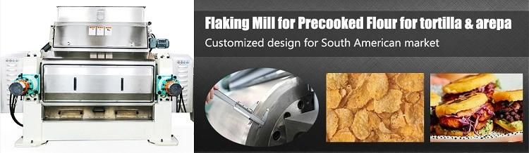 Pre Cooking Corn Meal Machine Flake Mill Flaking Milling Machine