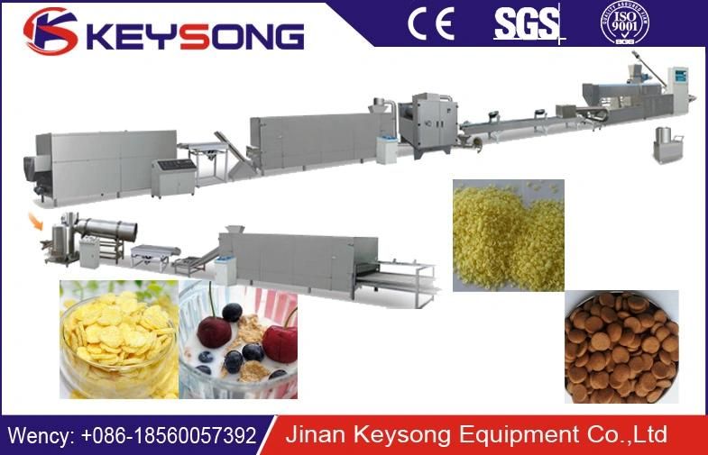 Corn Flakes Breakfast Cereals Making Machine Production Line