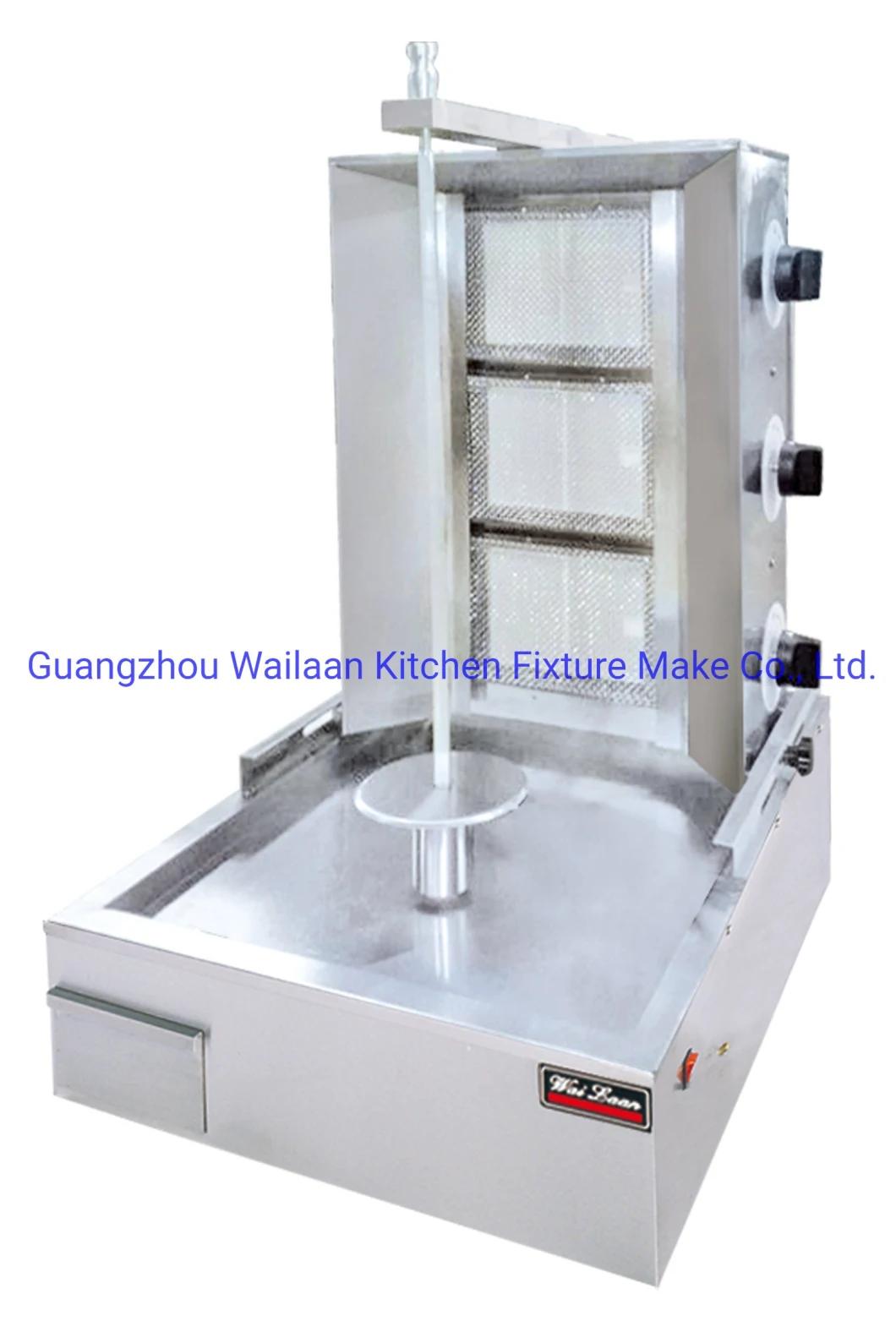 Stainless Steel Electric Grill Doner Kebab Skewer Shawarma Machine