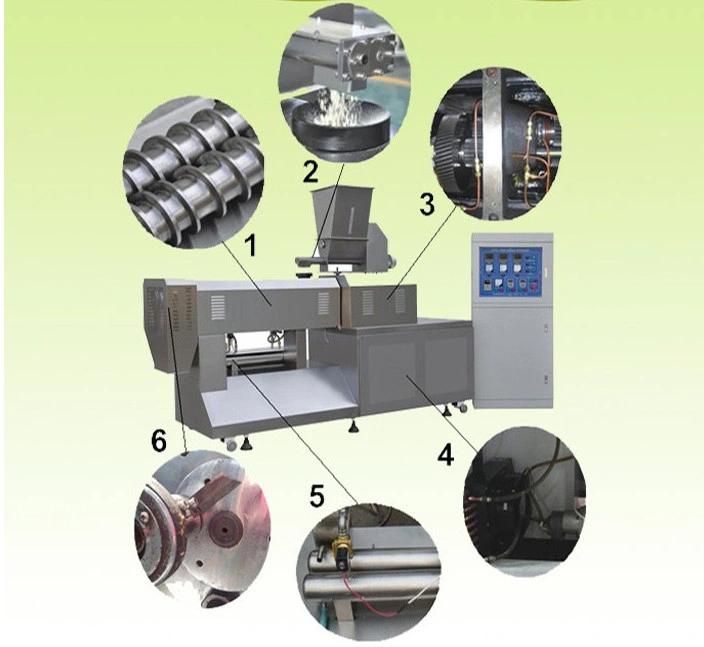 Directly Extruded Corn Puff Snack Food Machine