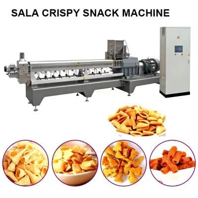 Industrial Crispy Pellet Snack Pocessing Line Bugles Snack Processing Line for Sale Salad ...