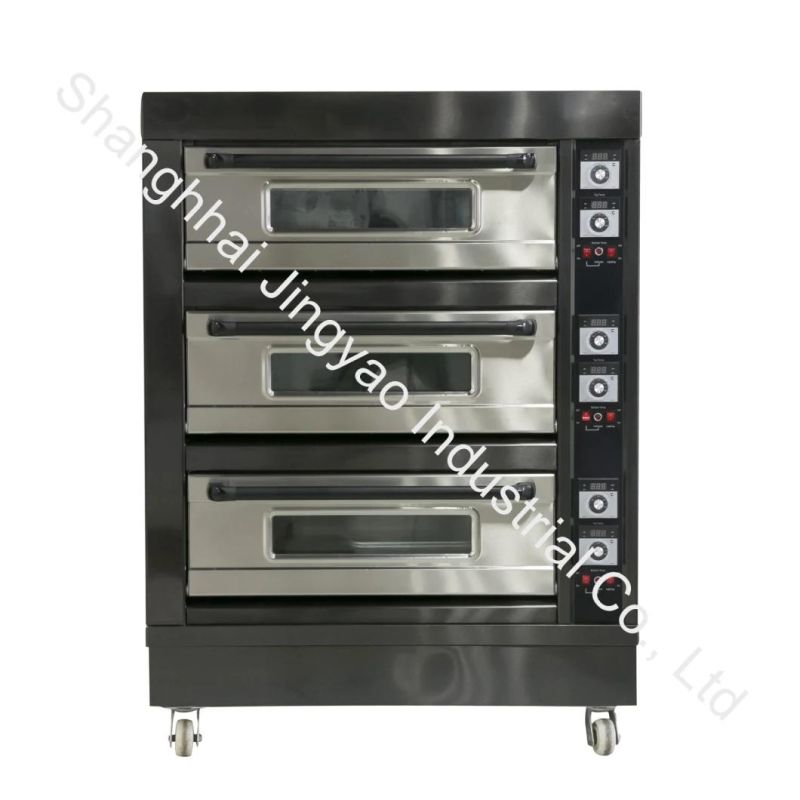 Commercial Durable Pizza Bread Baking Deck Oven Machine Industrial Single/Double Electric/Gas Pizza Bread Baking Deck Oven Machine