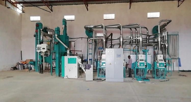 One Ton Per Hour Corn Flour Mill Machine