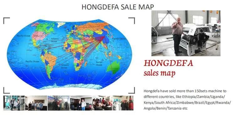 Hongdefa 60t/24h Wheat Milling Machine Flour Mill with Price