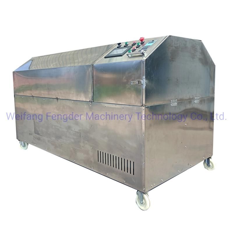 100-150kg/H Cocoa/Soy/Sesame/Cereal Electromagnetic Heating Roasting Machine