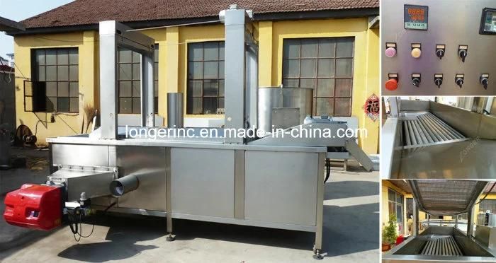 Professional Automatic Industrial Fryer Plantain Chips Frying Machine