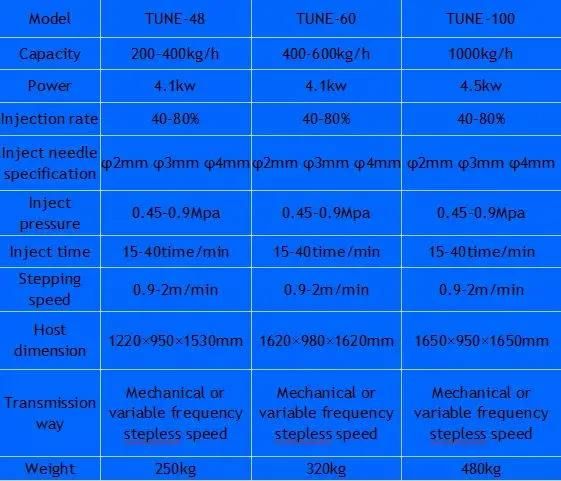 100 Needles Automatic Meat Brine Injector Salty Water Injection Machine Electric