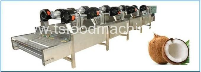 Food Equipment Conveyor Mesh Belt Coconut Chips Dryer and Drying Cooling Machine