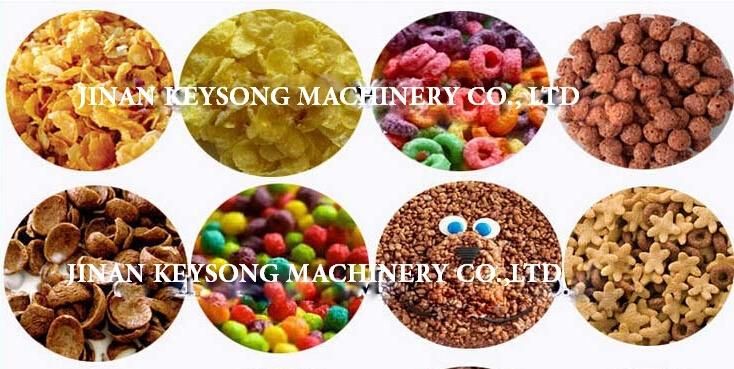 Corn Flakes Breakfast Cereal Flaking Processing Machine