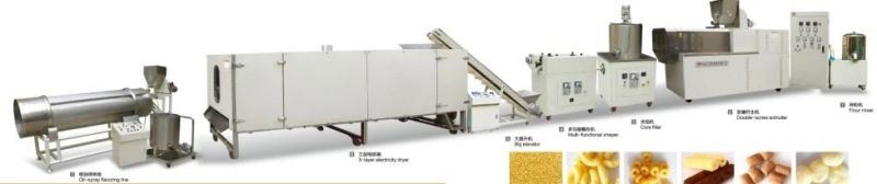 Extrusion Snack Production Line with CE ISO SGS